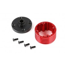 F5 / RF5 / D5 CNC Alloy Diff Shell - RED | Rovan Sports